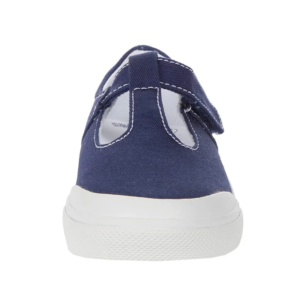 FootMates Drew V102-410 Sneaker Girls US 9 W Navy Round Toe Comfort Shoes DAB338